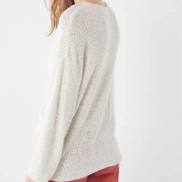 Urban Outfitters Coconut Reversible V-Neck Sweater - Picture 3 of 11